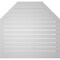 Ekena Millwork Octagonal Top Surface Mount PVC Gable Vent w/ 2"W x 2"P Brickmould Sill Frame, 38"W x 36"H GVPOT38X3603SF - alternate 5